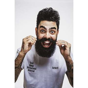 Reuzel Beard Balm, Wood & Spice, Masculine Scent, 1.3 oz