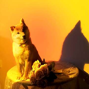 TycoLL iiLOAABB DoroGrape LED Sunset Lamp Projector, Sunset Light for for Indoor Rainbow Romantic Ambiance, and Bedroom or Living Room Home Decor, 360 Rotation for Wall or Ceiling Projection