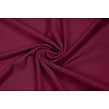 ioiom Women Fall Pure Color Maxi Skirt Bodycon Midi Skirt Wine XXL