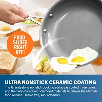 Granitestone Blue 10 Piece Nonstick Cookware Set