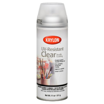 Krylon K01309 Gallery Series UV-Resistant Matte Spray Paint 11 Oz