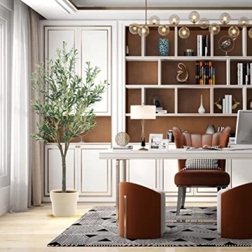 GUYUSO 6ft Artificial Olive Tree for Stunning Home Decor