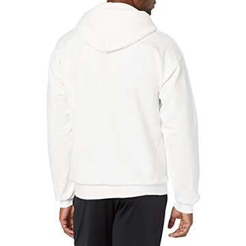 Hanes Men's Ultimate Cotton Heavyweight Pullover Hoodie Sweatshirt, White, Small