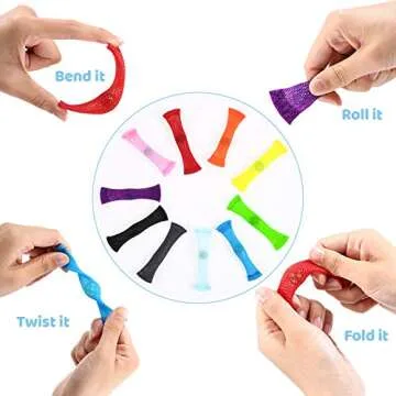Vanblue Fidget Toy 10Pcs Durable Sensory Stress Relief