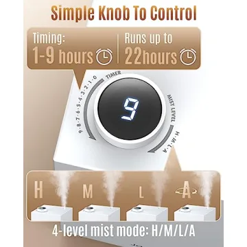 Jack & Rose Stainless Steel Humidifier for Easy Cleaning