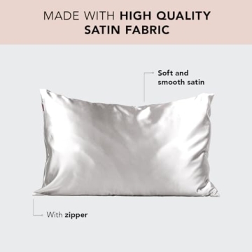 Kitsch Satin Pillowcase for Comfortable Sleep Experience