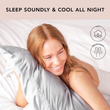 Kitsch Satin Pillowcase for Comfortable Sleep Experience