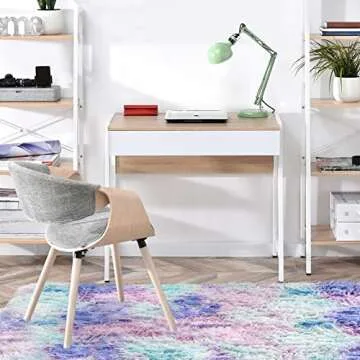 Luxurious Shaggy Faux Fur Area Rug - Soft, Colorful, Durable