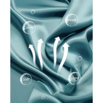 Vlazom Women's Kimono Robes Short Satin Bathrobe Solid Bridal Party Robe with Oblique V-Neck