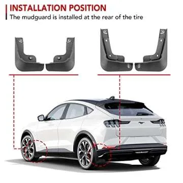 BASENOR Mustang Mach-E Mud Flaps for 2021 2022 Models