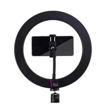Diva Ring Light Super Nova 18" Dimmable w/ 6' Stand - Professional Studio Lighting Kit for YouTube, Facebook Live, Twitch, Photography, and Beauty Blogging