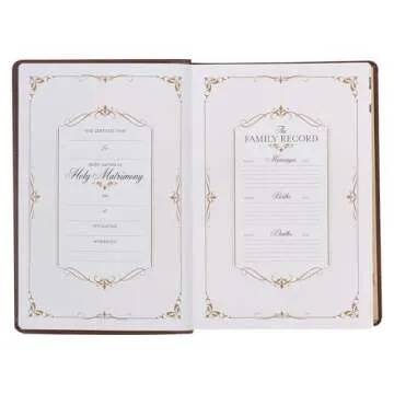 KJV Large Print Study Bible with Thumb Tabs and Ribbons