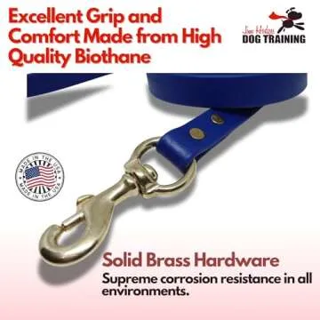 Durable Jim Hodges Gummy Dog Leash for All Sizes - Perfect Training Tool!