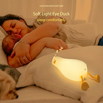 Duck Night Light for Kids Cute Rechargeable Lamp