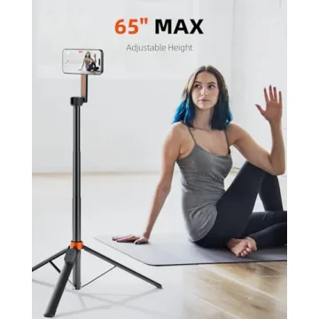 TODI 65" Magnetic Tripod with Remote for iPhone