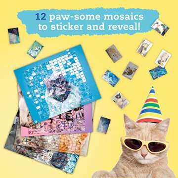 Klutz Sticker Photo Mosaic: Cats & Kittens Small - Creative Crafting Fun!