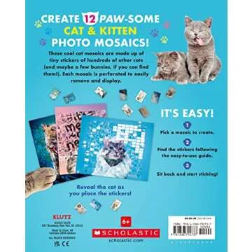 Klutz Sticker Photo Mosaic: Cats & Kittens Craft Kit