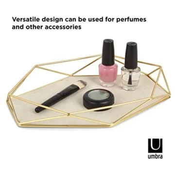 Elegant Umbra Prisma Tray for Jewelry & Home Organization