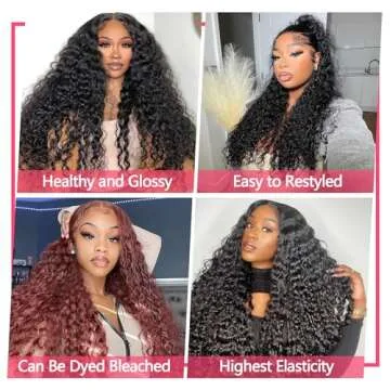 JARAMA Curly Bundles Human Hair 22 24 26 Inch 100% Brazilian Kinky Curly Human Hair Bundles 12A Unprocessed Virgin Curly Weave Bundles Human Hair 3 Bundles Deals Natural Black
