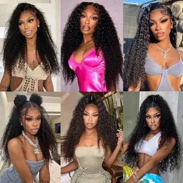 JARAMA Curly Bundles Human Hair 22 24 26 Inch 100% Brazilian Kinky Curly Human Hair Bundles 12A Unprocessed Virgin Curly Weave Bundles Human Hair 3 Bundles Deals Natural Black