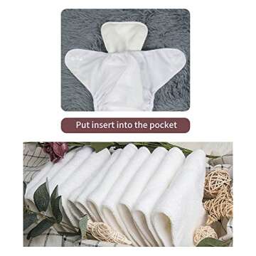 ALVABABY Adjustable Cloth Diaper Set for Eco-Friendly Parents
