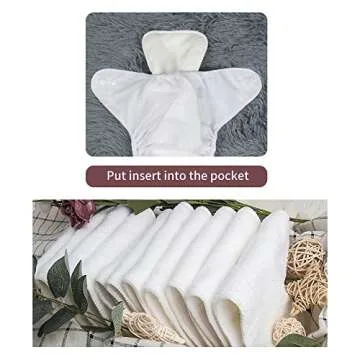 ALVABABY Adjustable Cloth Diaper Set for Eco-Friendly Parents