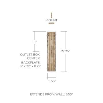 Capital Lighting Lyra Sconce: Elegant 2-Light Fixture