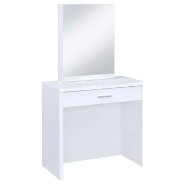 Chic 3-Piece Contemporary Vanity Set with Jewelry Storage