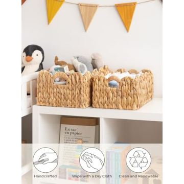 Elegant Scalloped Edge Wicker Baskets for Stylish Storage