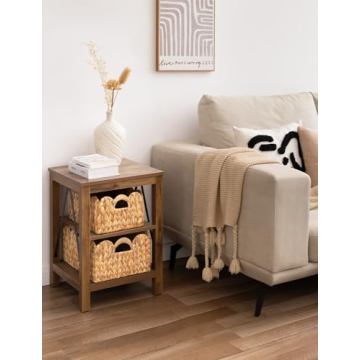 Elegant Scalloped Edge Wicker Baskets for Stylish Storage