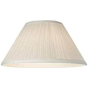 Ivory White Lamp Shades Set of 2 Elegant Design