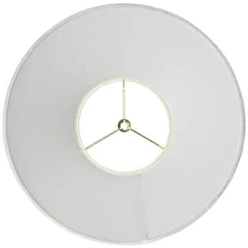 Ivory White Lamp Shades Set of 2 Elegant Design