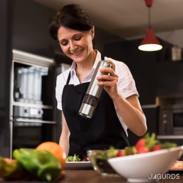 Electric Salt and Pepper Grinder Set for Effortless Flavor