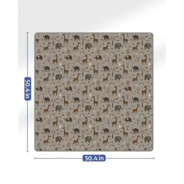 Waterproof Baby Splat Mat - Easy Clean & Anti-slip