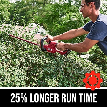 SKIL Cordless Hedge Trimmer Kit with Powerful Battery