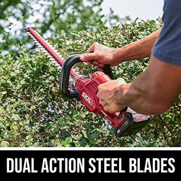 SKIL Cordless Hedge Trimmer Kit with Powerful Battery