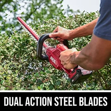 SKIL Cordless Hedge Trimmer Kit with Powerful Battery