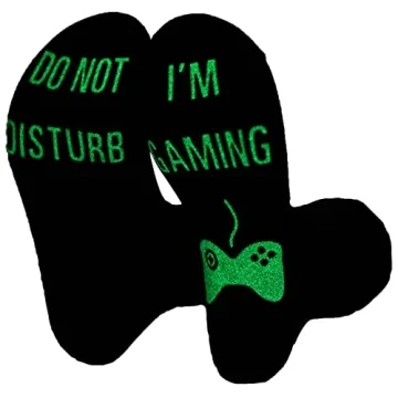 Do Not Disturb I'm Gaming Socks for Gamers