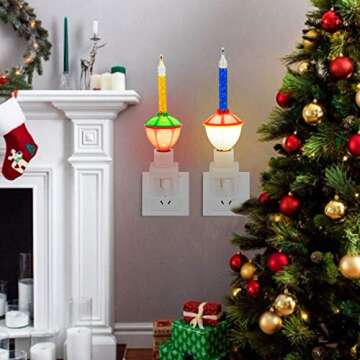 Nostalgic 6 Pack Bubble Night Light for Vintage Christmas Cheer