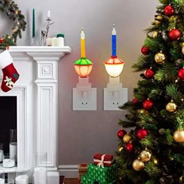 Nostalgic 6 Pack Bubble Night Light for Vintage Christmas Cheer