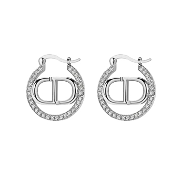 PICKBEAU Silver Earrings for Women | Elegant & Stylish