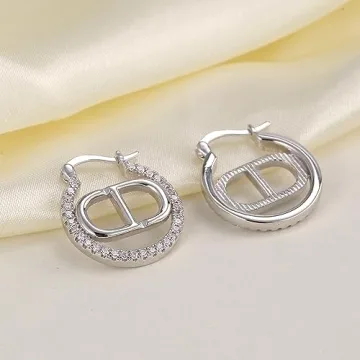 PICKBEAU Silver Earrings for Women | Elegant & Stylish
