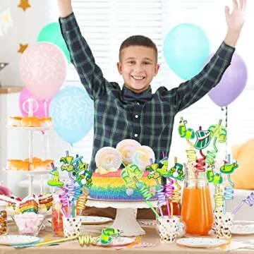 24 Pcs Golf Party Decorations Straws Par Tee Fore Time Plastic Reusable Drinking Straws Golf Party Supplies for Birthday Baby Shower Retirement Sport Themed Parties, 8 Styles 8 Colors