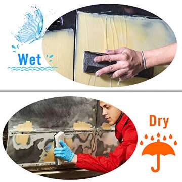 45PCS Sandpaper,Atosun Premium Wet Dry Waterproof Sand Paper, 120 to 5000 Assorted Grit Sanding Paper for Wood Furniture Finishing, Metal Sanding and Automotive Polishing, 9 x 3.6 Inches.(Atosun)