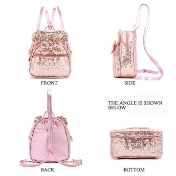 KL928 Girls Bowknot Mini Backpack – Cute & Functional Daypack