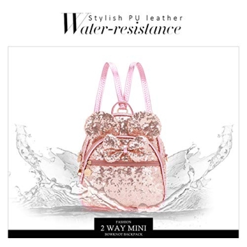 KL928 Girls Bowknot Mini Backpack – Cute & Functional Daypack