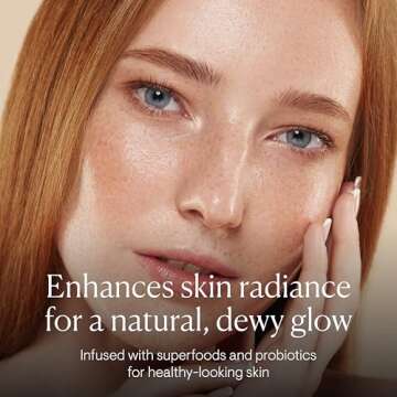 ELEMIS Superfood Glow Moisturizer for Priming & Hydrating Skin | Silicone-Free Face Moisturizer Primer | Multitasking Formula | Daily Moisturizer | Skin Moisturizer Face Cream | 60ml