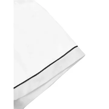 Floerns Women's Soft Notch Collar Pajama Set for Cozy Nights