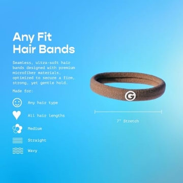 Gimme Beauty No Damage Seamless Hair Ties Neutrals 9 Pack