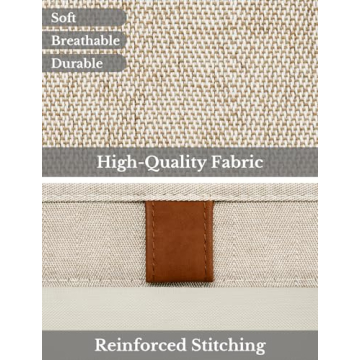 Stylish Fabric Storage Bins with Clear Windows